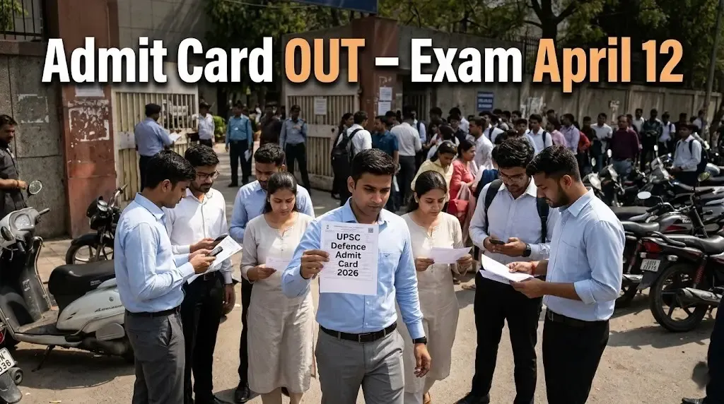 UPSC Releases Admit Cards for Defence Exams Scheduled on April 12