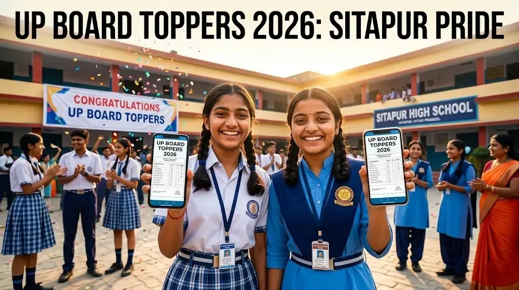 UP Board Class 10 & 12 Result 2026: Shikha Verma Tops Class 12, Kashish Verma Tops Class 10