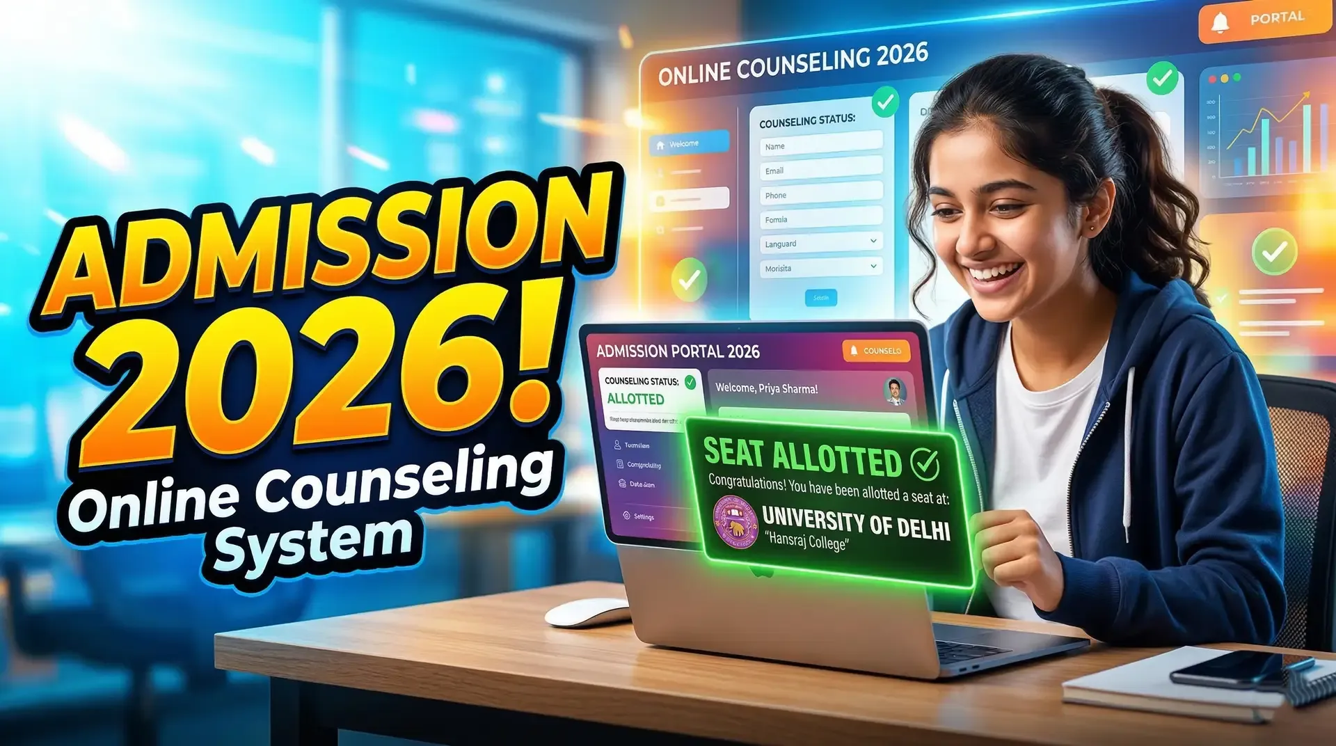 State University Admission 2026: New Online Counseling Systems for College Seat Allotment