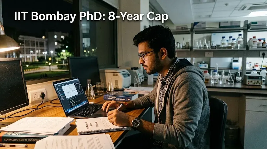 IIT Bombay Puts 8-Year Cap on PhD: What It Means for Research Students