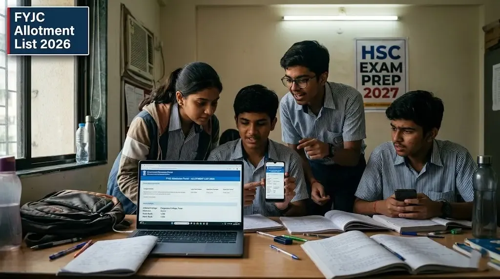Maharashtra FYJC 11th admission allotment list 2026 releasing soon; check selection status on official portals
