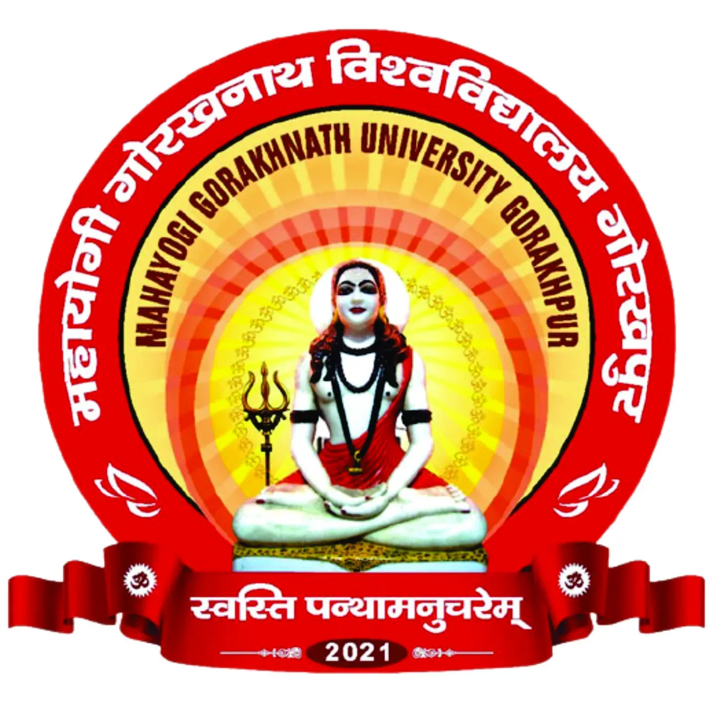 Mahayogi Gorakhnath University Gorakhpur logo