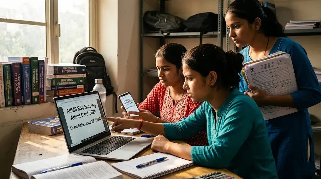 AIIMS BSc Nursing 2026 Admit Cards Released; Candidates Can Download Hall Tickets for June 27 Exam