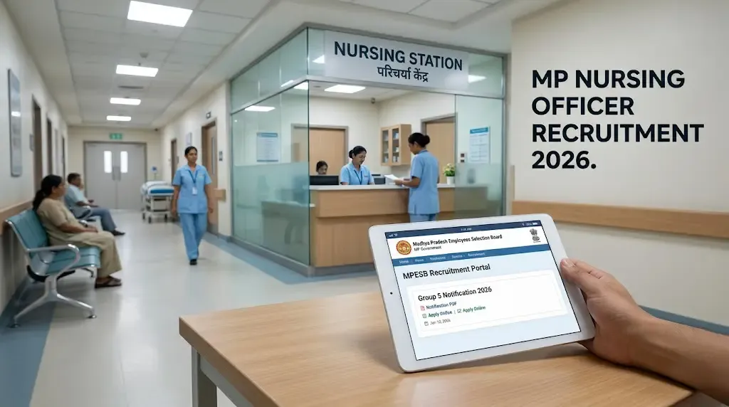 MPESB Group 5 Nursing Officer & Sister Tutor Recruitment 2026: Online Form and Notification Out