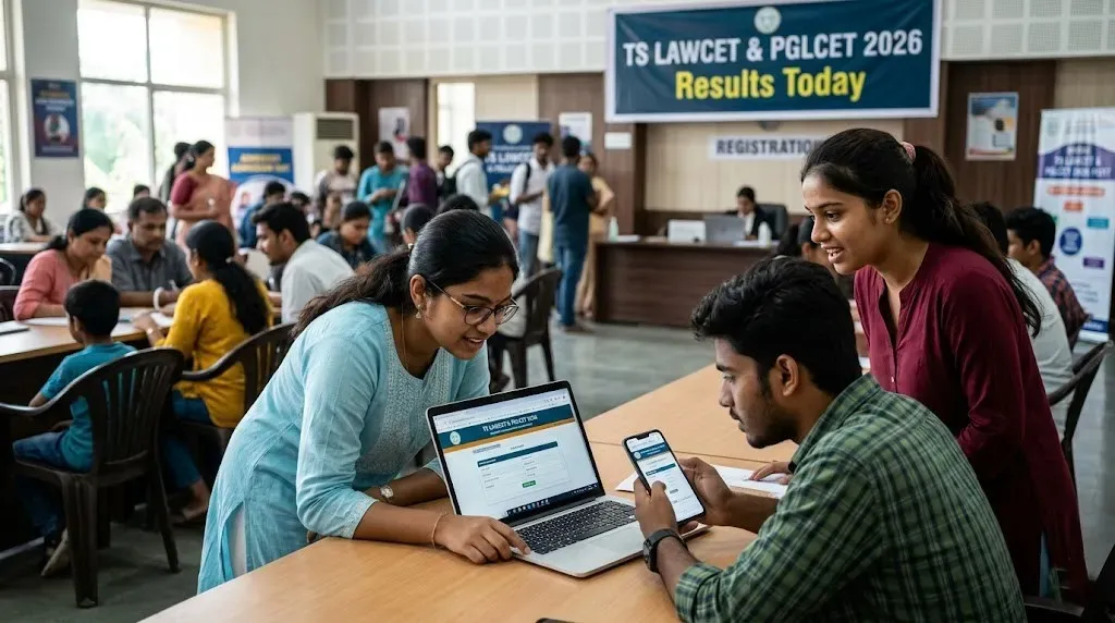 TS LAWCET and PGLCET 2026 results to be announced at 4 PM today; scorecard download link to go live on official website