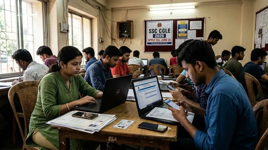 SSC Extends CGLE 2026 Application Deadline; Candidates Can Now Apply Till June 25