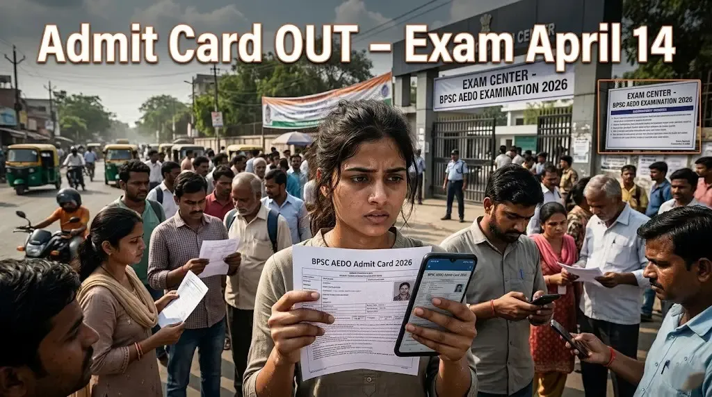 BPSC AEDO Admit Card 2026 Released: Download Link Available, Exam Starts from April 14