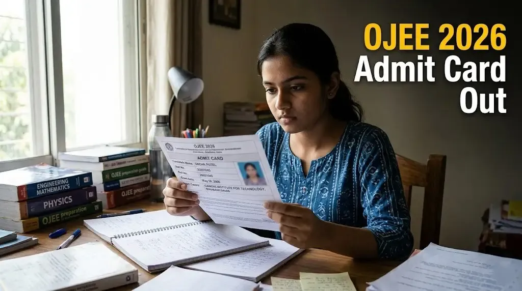 OJEE 2026 Exam Dates Announced: Tests from May 4, Admit Cards Released