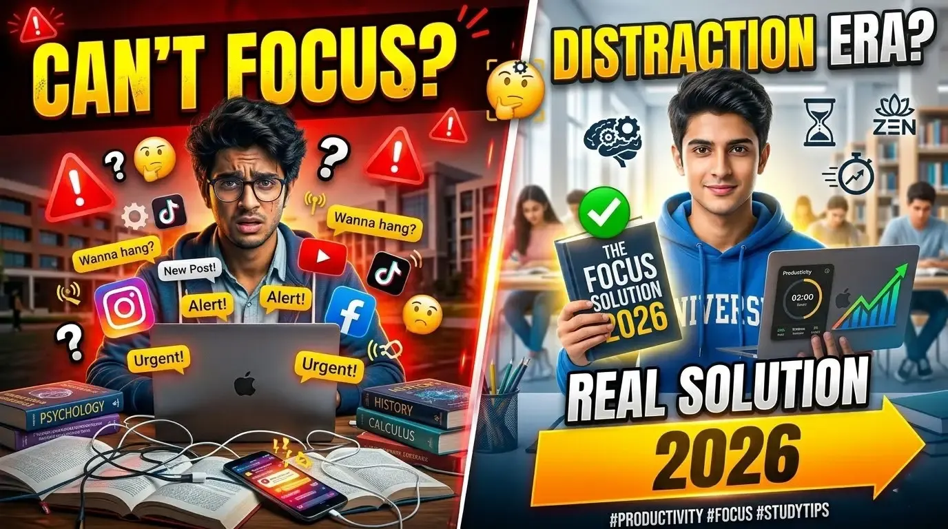 Why Students Can’t Focus in 2026? Solution No One Talks About