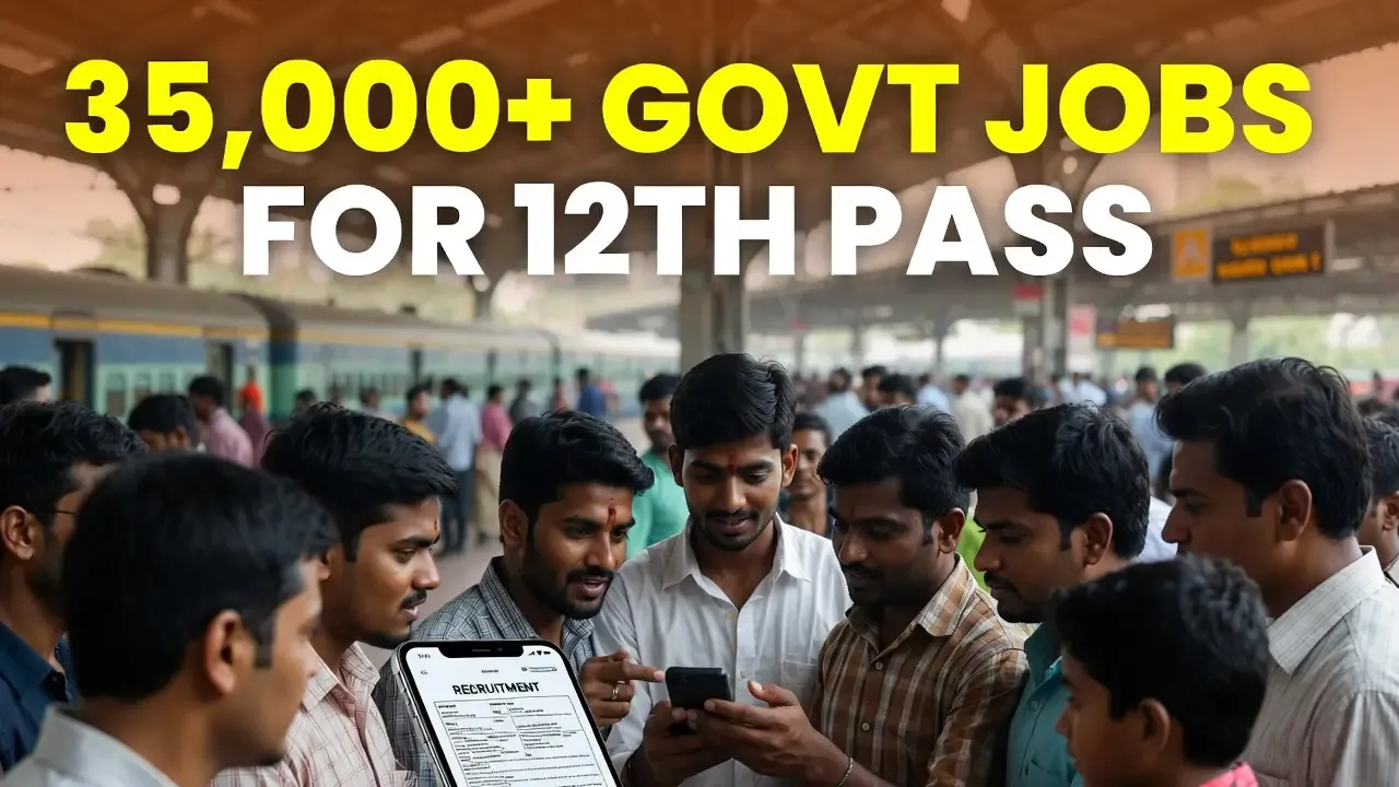 Massive Recruitment Drive 2026: 35,000+ Govt Jobs for 12th Pass in SSC and Railways