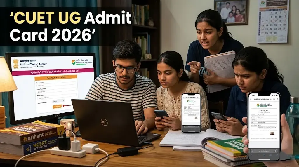 NTA releases CUET UG 2026 admit cards for postponed May 31 exam on official website