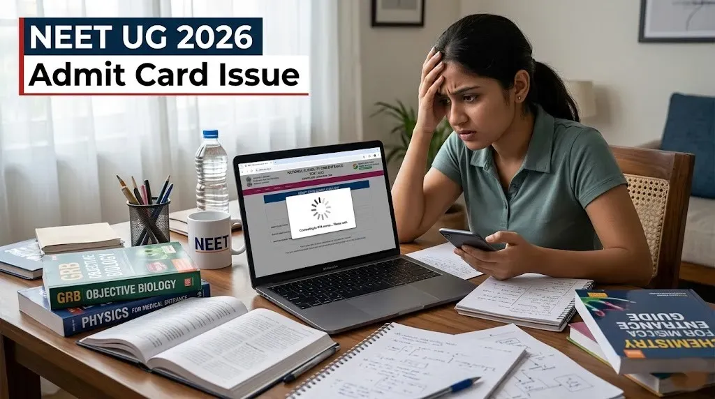 NTA admits portal glitches as NEET UG 2026 admit card downloads remain low amid technical issues