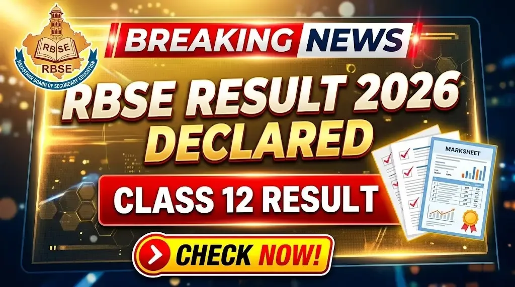 RBSE Class 12 Result 2026 Declared: Direct Link to Download Stream-Wise Scorecard