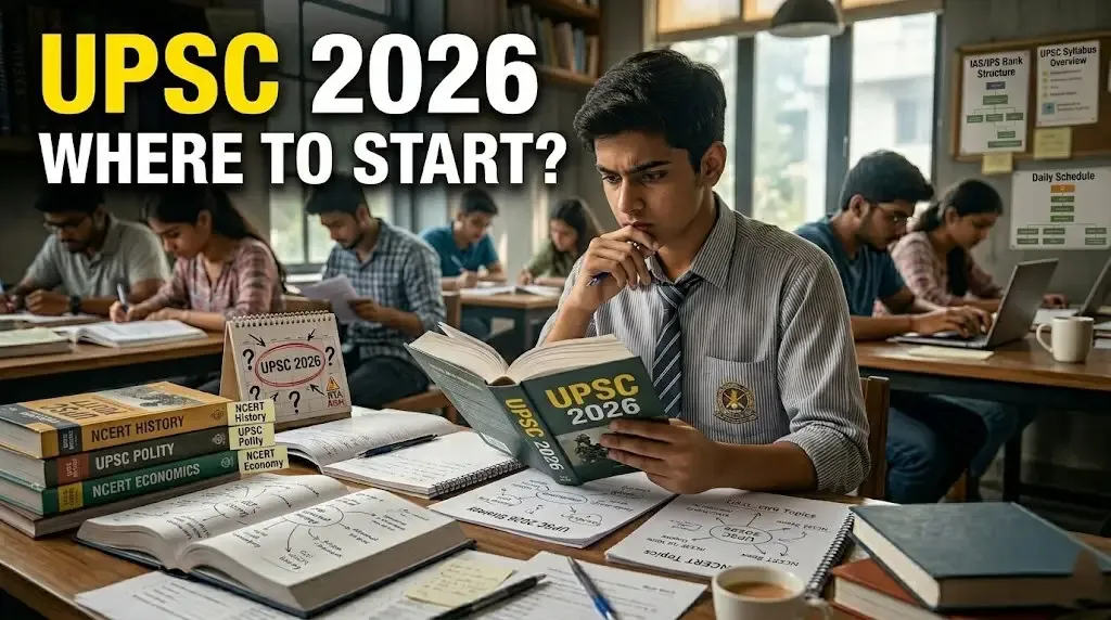 UPSC 2026 Beginner Guide: First Step Every Aspirant Should Take