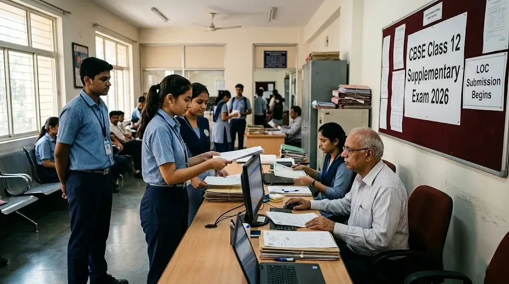 CBSE starts LOC submission for Class 12 Supplementary Exam 2026; exams to begin from July 28