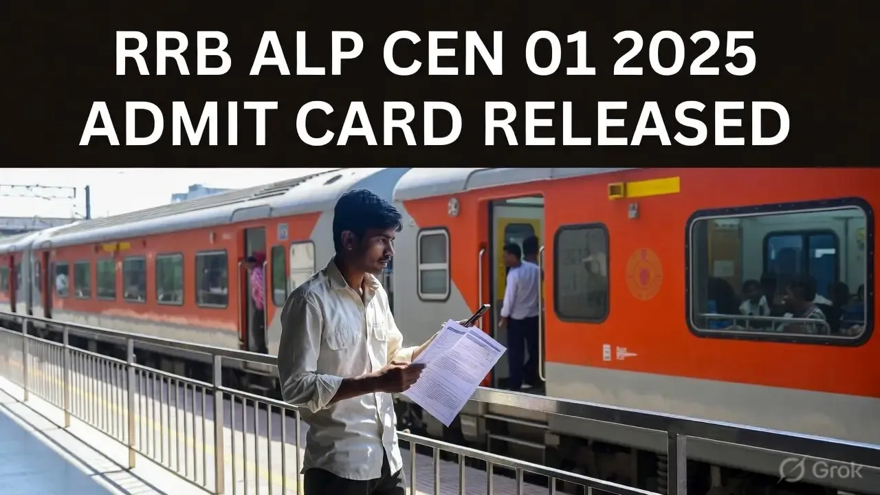 RRB ALP Admit Card 2026 Out for CEN 01/2025 CBT 1 Exam Held in February