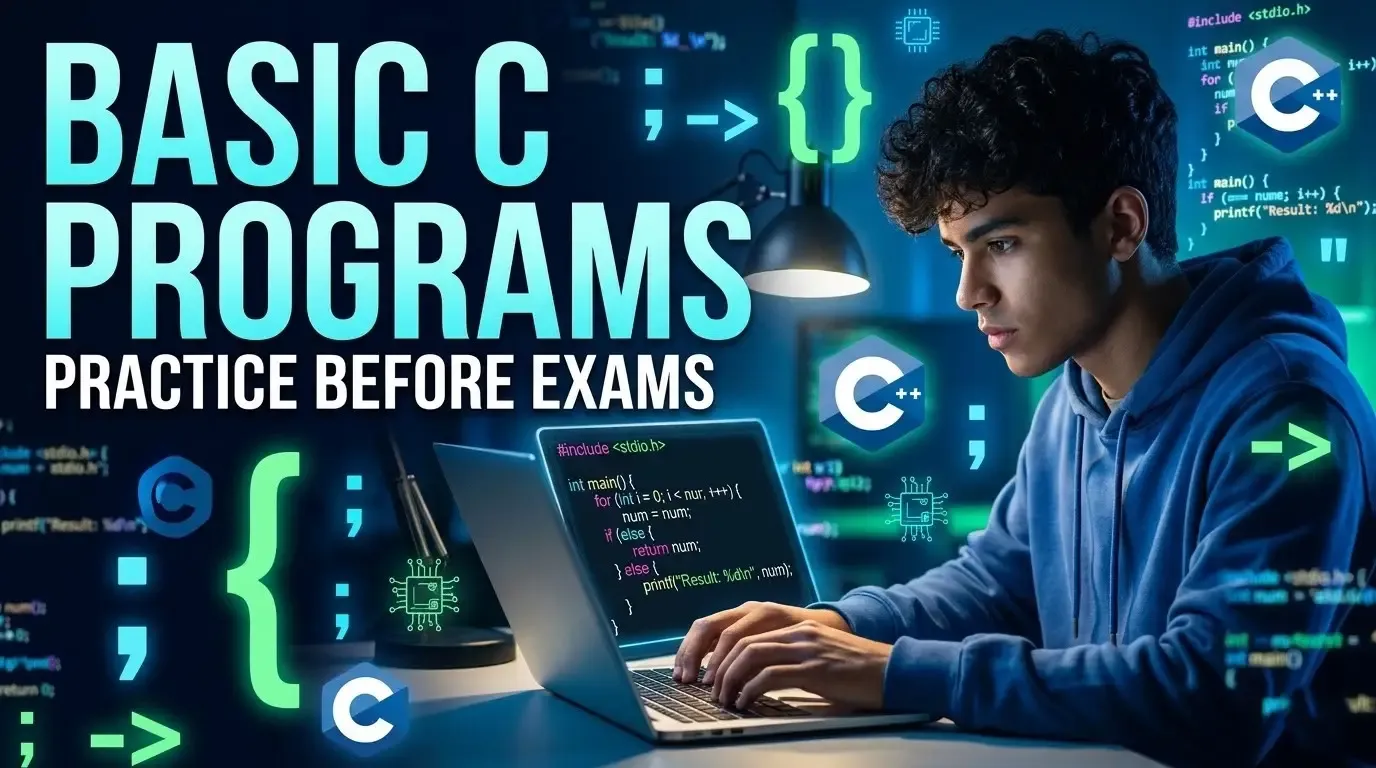 Basic C Programs Every Student Should Practice Before Semester Exams