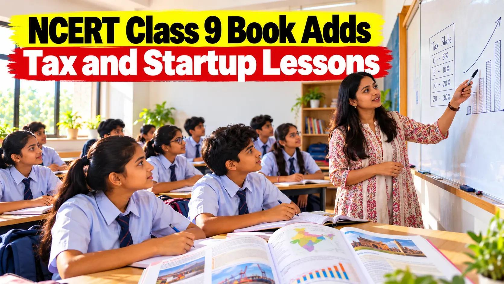New NCERT Class 9 Social Science Textbook Brings Income Tax and Entrepreneurship into Classrooms  