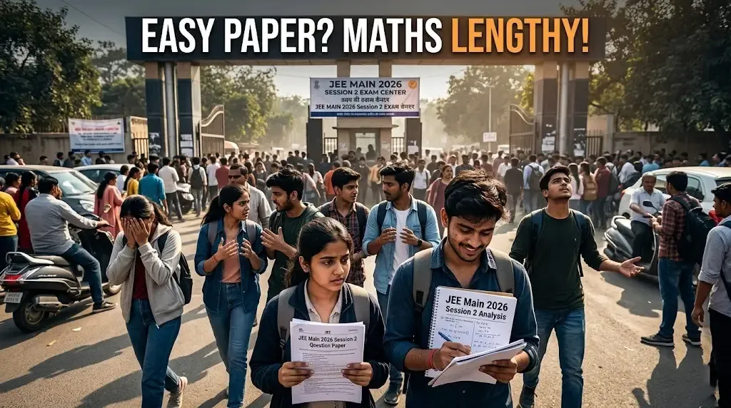 JEE Main 2026 Session 2 Analysis: Easy Paper, Lengthy Maths, Chemistry Turns Scoring