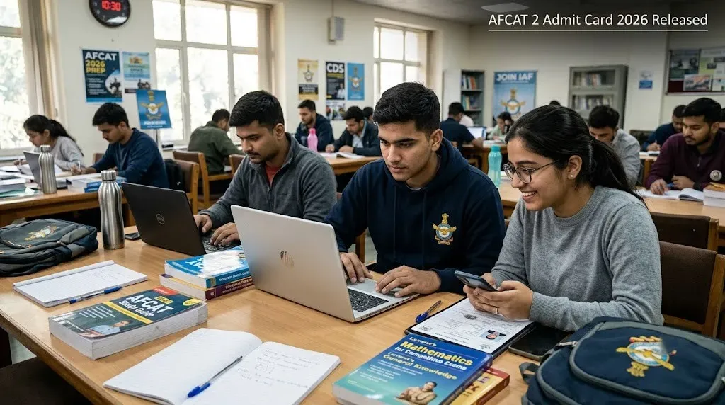 AFCAT 2 Admit Card 2026 Released, Download Hall Ticket Before August 8 Exam