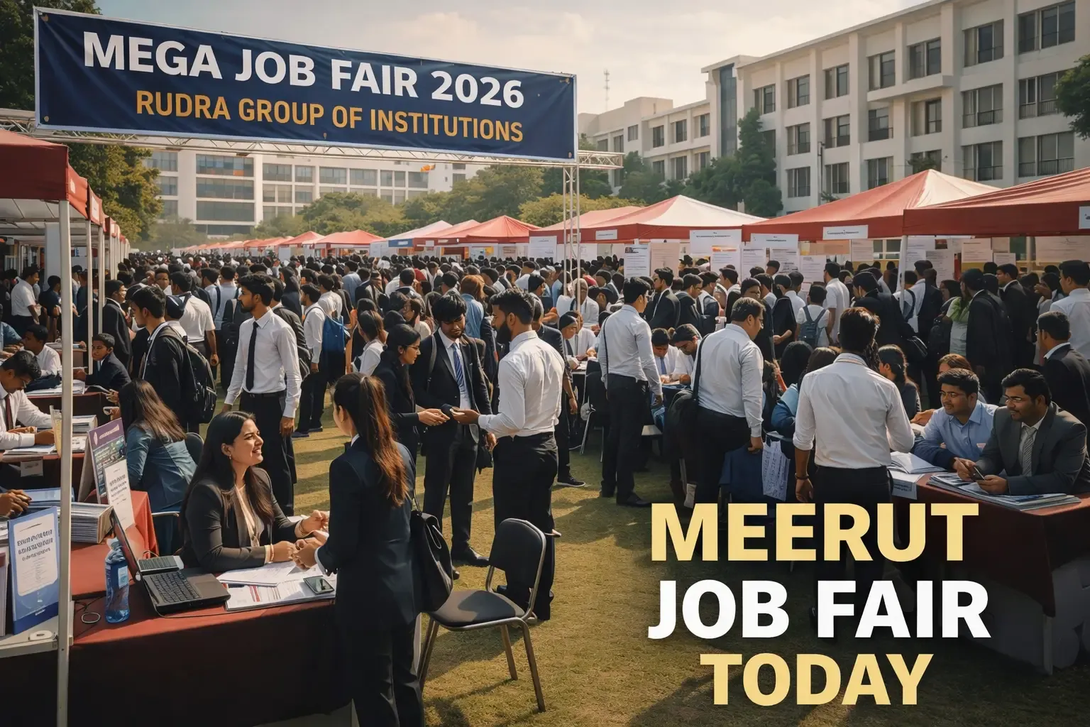  Mega Job Fair 2026 at Rudra Group of Institutions, Meerut on April 2: Participation Open for Students