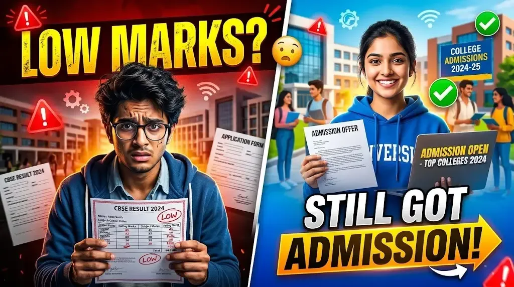 Low Marks? How Students Are Getting Admission in 2026 (Real Process)