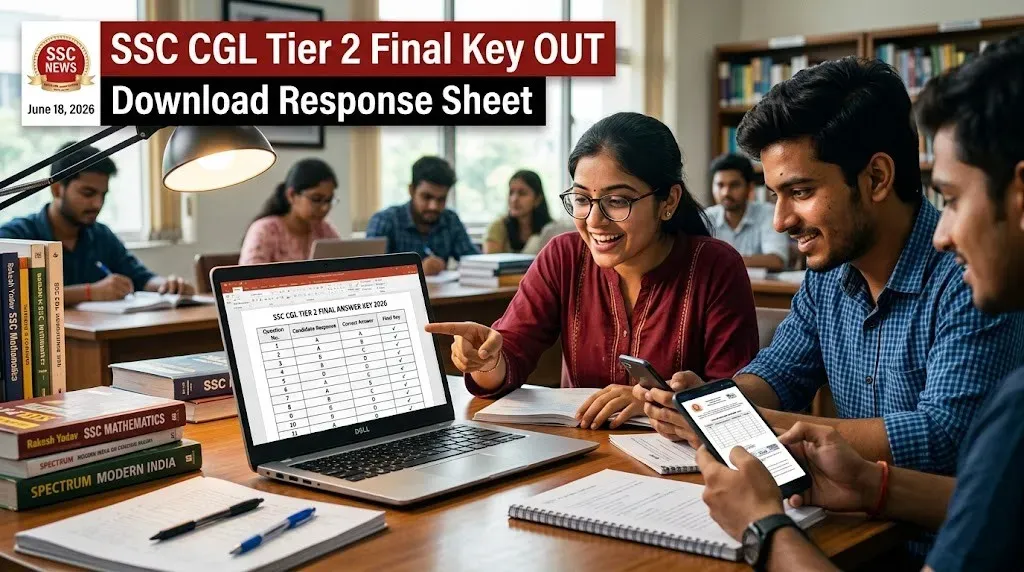 SSC CGL Tier 2 final answer key out: Candidates can now access response sheets online