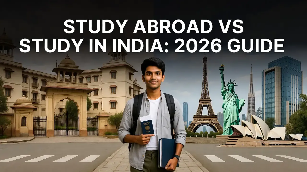 Study Abroad vs Study in India 2026: Which Path Offers Better Career Growth?