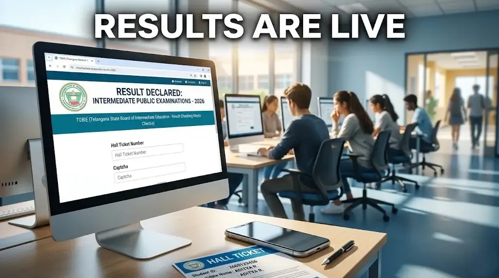 TGBIE Telangana Inter 1st & 2nd Year Results 2026: How to Download Result Online and Check Official Websites
