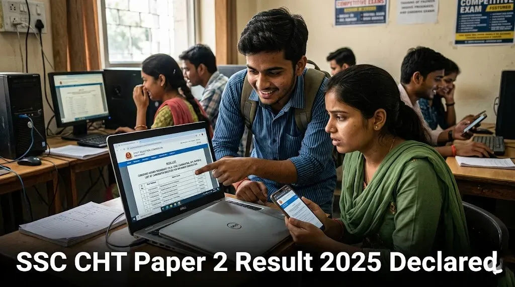 SSC CHT 2025: Paper 2 result declared at ssc.gov.in, 1722 candidates shortlisted