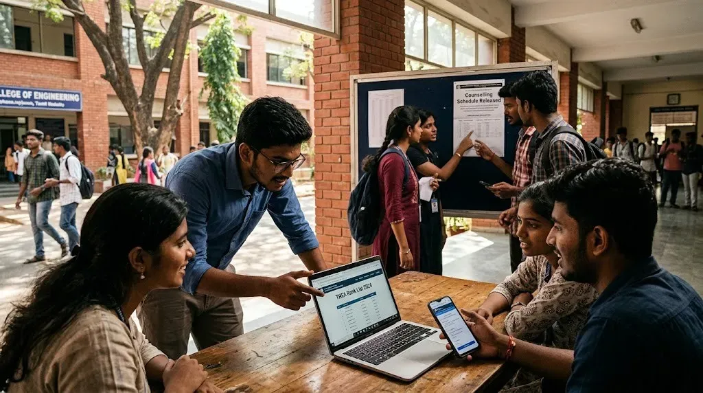 TNEA 2026 Rank List Released; Engineering Counselling Schedule Announced