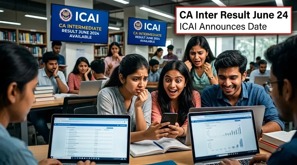 CA Intermediate May 2026 result date announced: ICAI to release scorecards on June 24