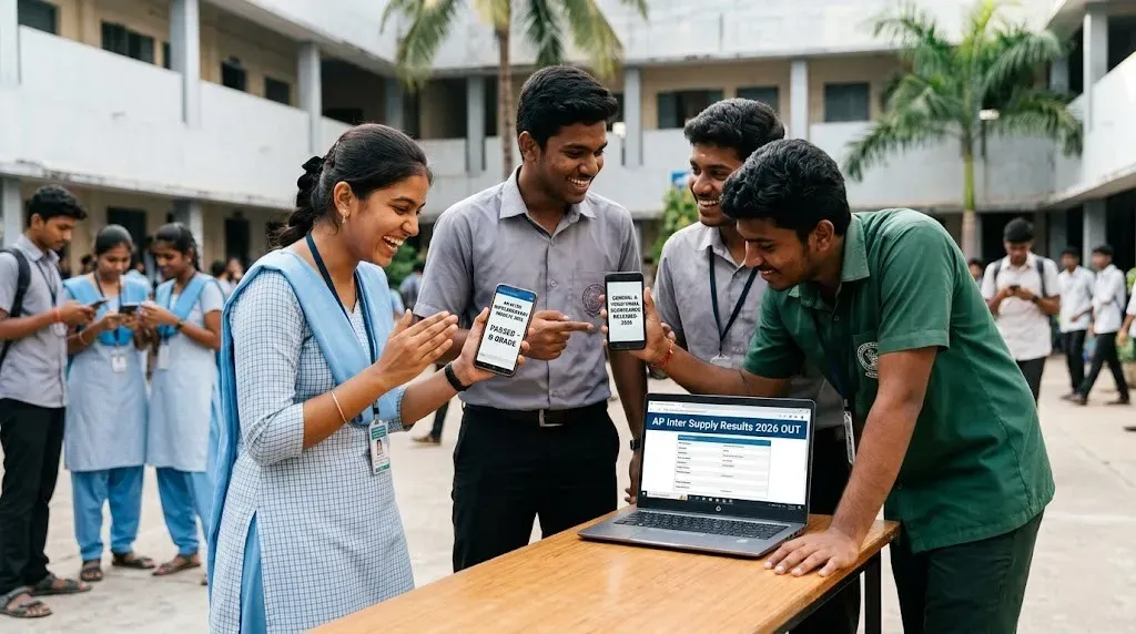 AP Inter Supplementary Results 2026 declared: General and Vocational scorecards released for 1st and 2nd year students
