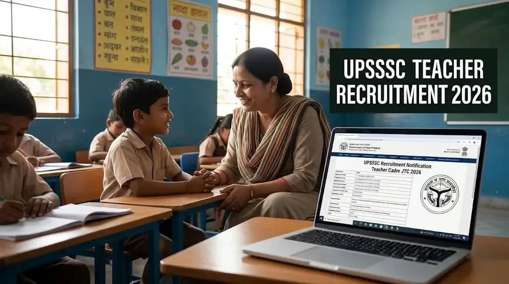 UPSSSC Teacher Cadre JTC Recruitment 2026: Apply Online for 58 Assistant Teacher Posts