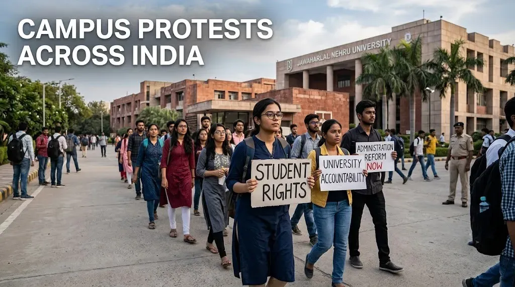 NALSAR to IIT Delhi: Why Students Are Protesting at Top Universities Across India