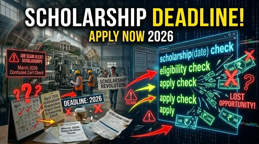 Scholarship Form 2026 Last Date Near: Students Must Apply Before Deadline