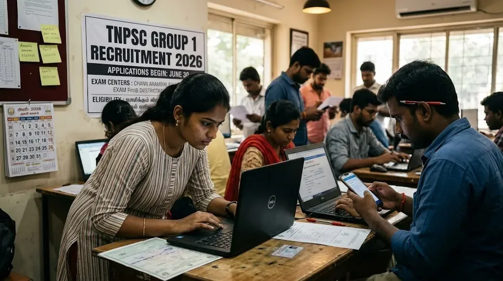 TNPSC Group 1 Recruitment 2026 application process to begin from June 30