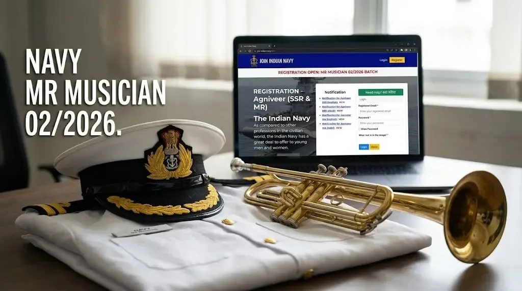 Indian Navy MR Musician 02/2026 Batch Online Form: Apply for Agniveer Musician Posts