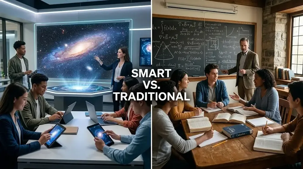 Smart Classrooms vs. Traditional Classrooms: The 2026 Educational Showdown