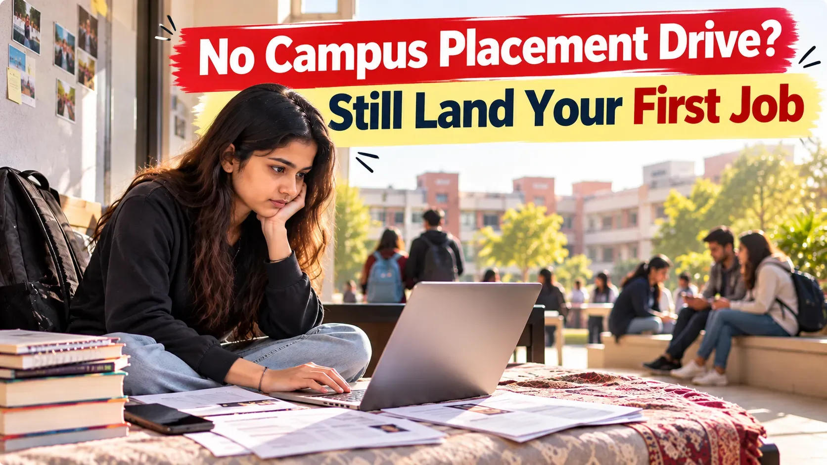Your College Has No Big Placement Drive—How Can You Still Get Your First Job?