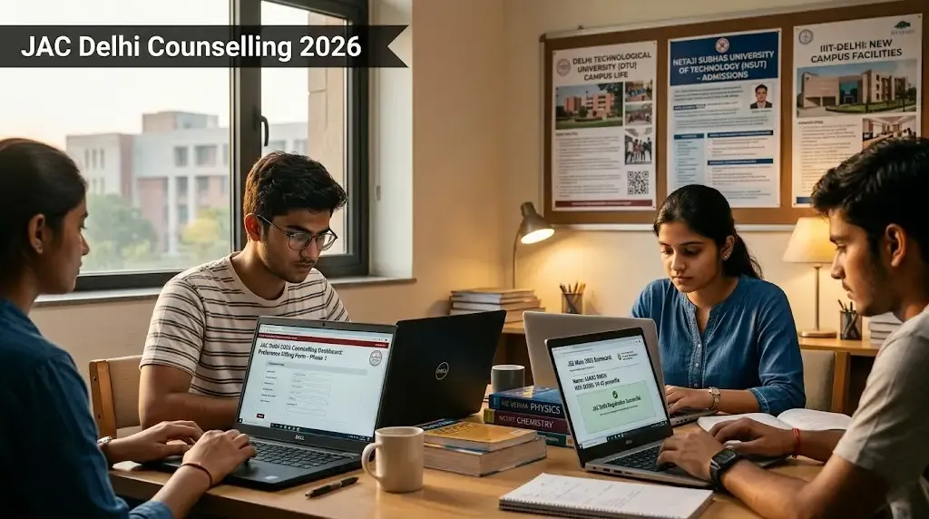 JAC Delhi begins 2026 BTech counselling registration for DTU, NSUT and IIIT-Delhi admissions