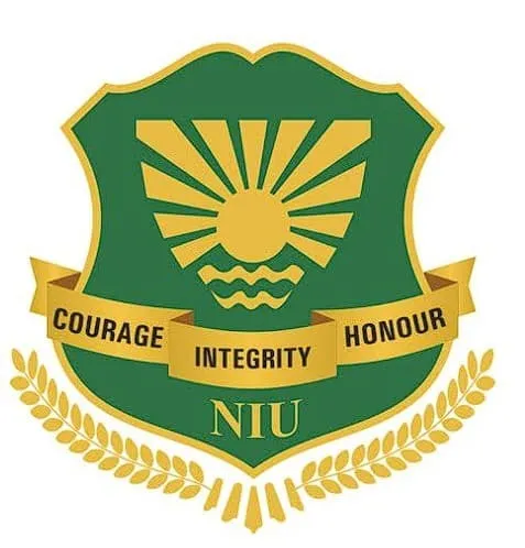 Noida International University School of Nursing and Health Sciences logo