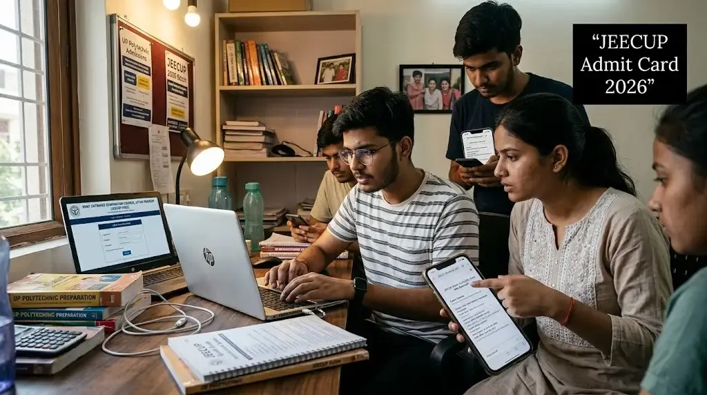 JEECUP Admit Cards 2026 (Out): How to download hall tickets at jeecup.admissions.nic.in