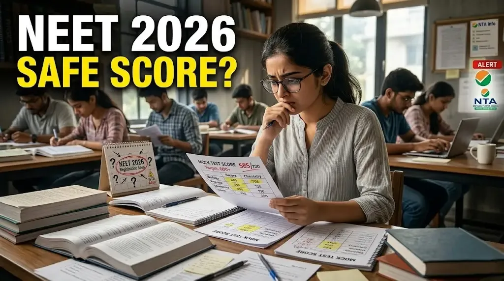 NEET 2026 Safe Score: How Much Marks Needed for Government College