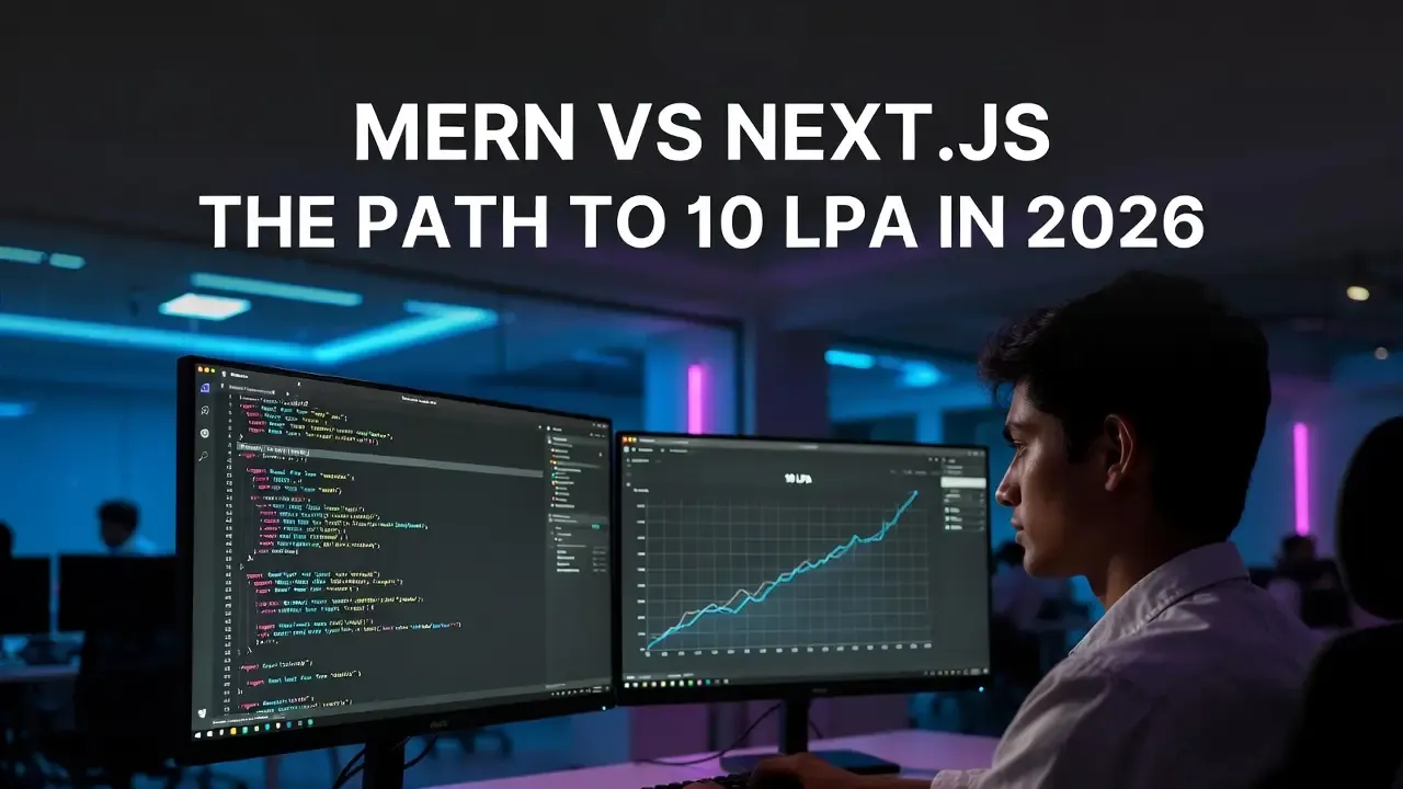 MERN vs Next.js for 10 LPA in 2026: Which Stack Should You Choose?