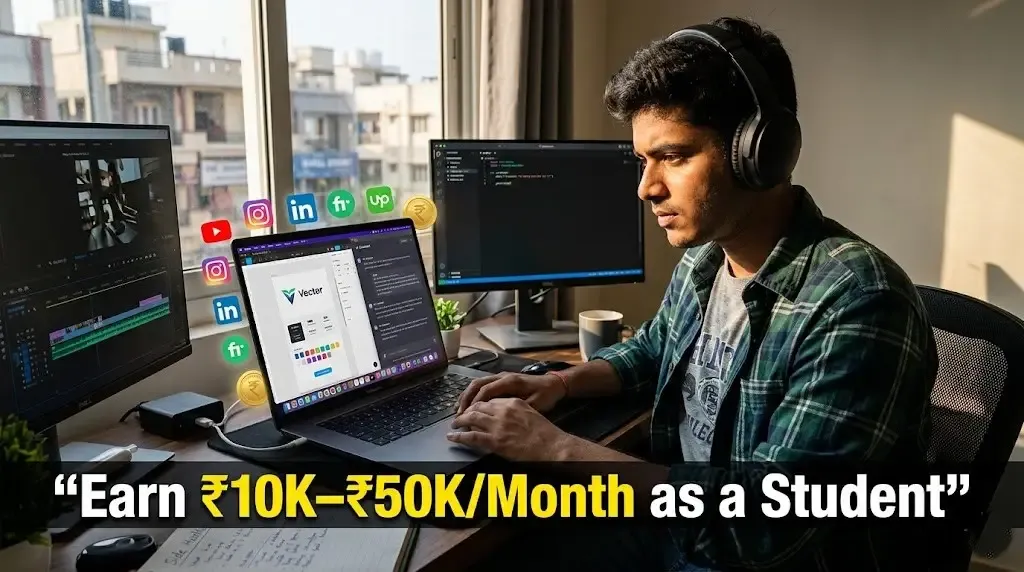 Top Skills That Can Earn You ₹10K–₹50K/Month as a Student 