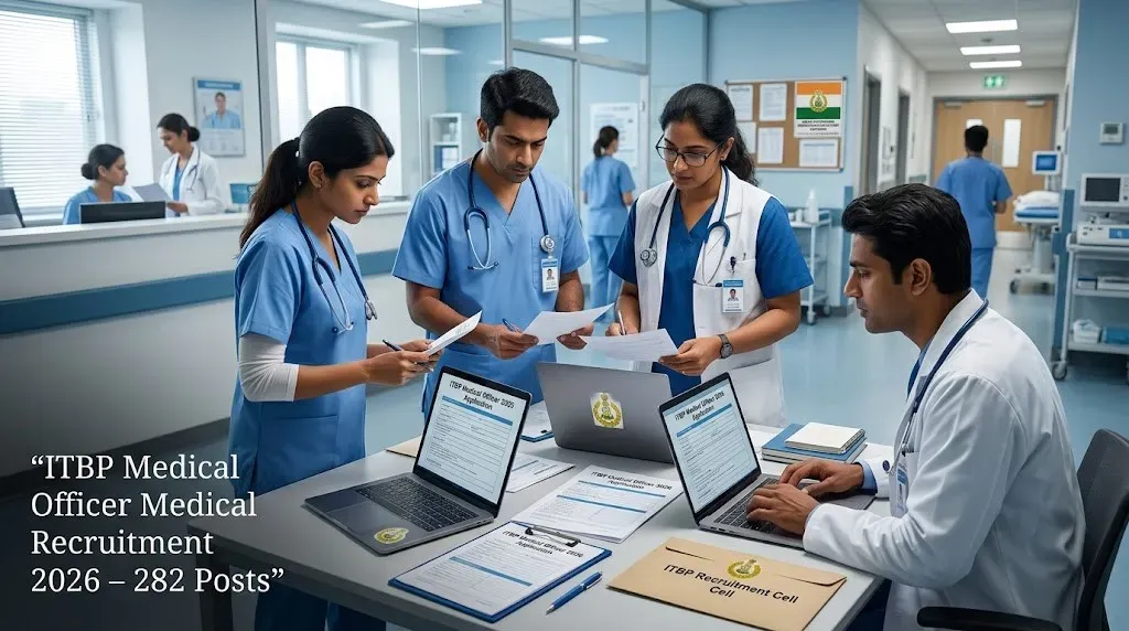 ITBP Medical Officer Recruitment 2026: Applications open for 282 posts