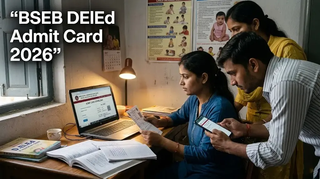 BSEB DElEd 2026 admit cards out now, direct hall ticket download link active at official website