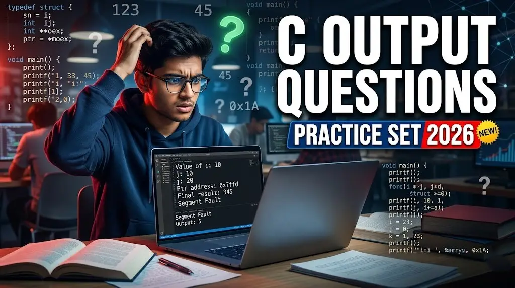 Output-Based C Programming Questions with Answers 2026