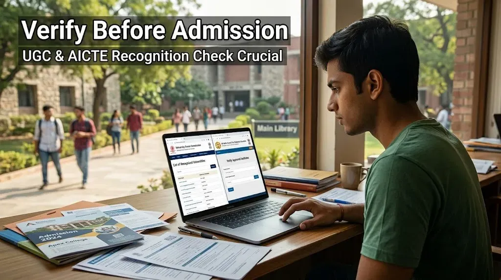 Why Students Should Verify UGC and AICTE Approval Before Admission